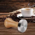 تمپر قهوه مدل دسته چوب کد 51