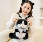 کوله پشتی عروسکی گربه‌ای موزیکال Lissipuppe | کیف فانتزی کودک