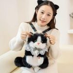 کوله پشتی عروسکی گربه‌ای موزیکال Lissipuppe | کیف فانتزی کودک