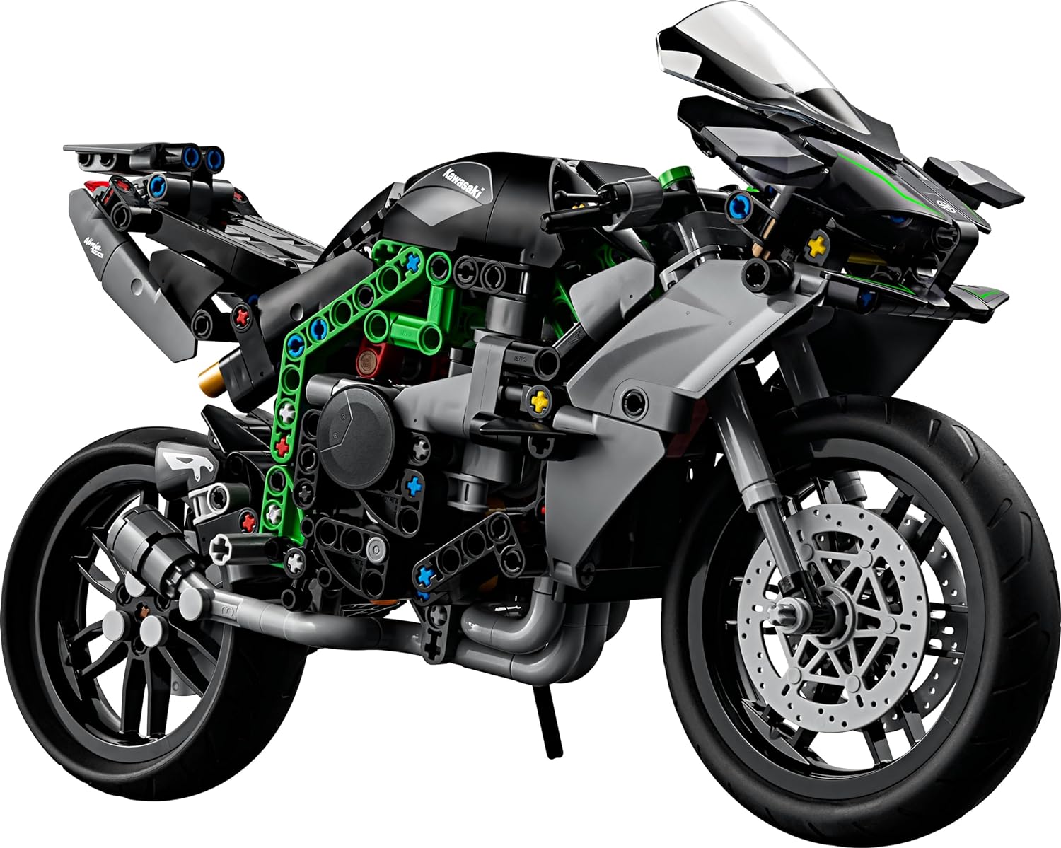 3b1ec8 لگو سری تکنیک مدلTechnic Kawasaki Ninja H2R Motorcycle - Image 1