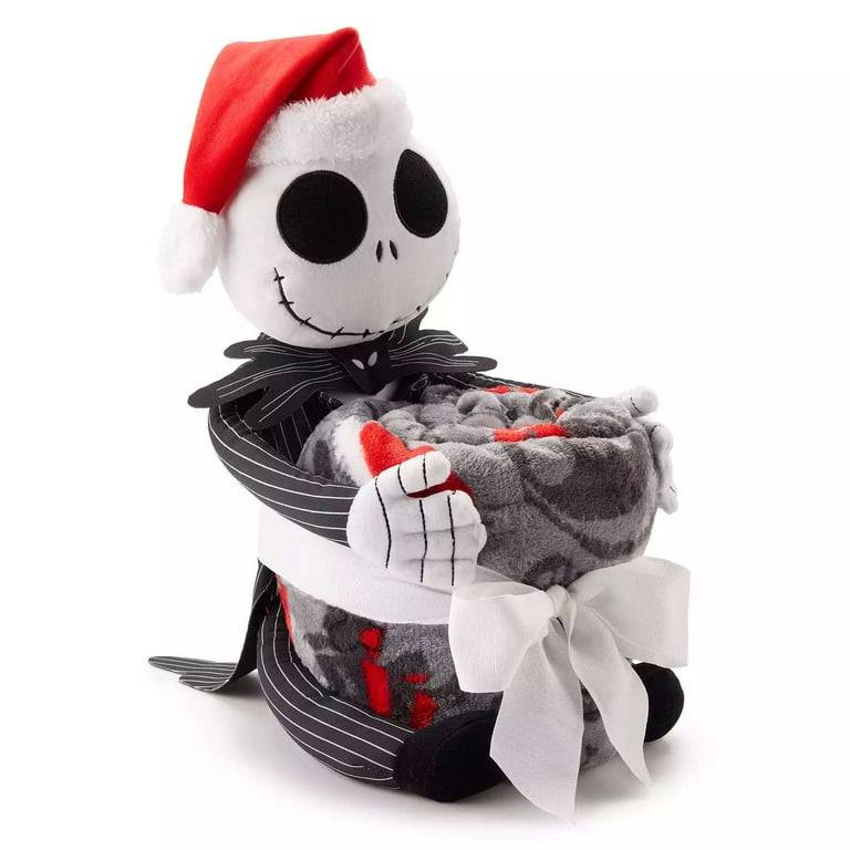 Disney-s-The-Nightmare-Before-Christmas-Jack-Skellington-Holiday-Pillow-Buddy-Throw-Blanket-Set_06ba1d9b-11d2-4245-8dde-e52eeb7bf61c.0303ca82bc31a86bca4ff4fbfb609032 پتو یکنفره طرح جمجمه - Image 1