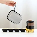ست قوری و فنجان مدل کیف دار گنجایش قوری 0.325 لیتر مجموعه 5 عددی - Image 4