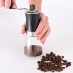 اسیاب دستی قهوه مخزن شیشه ای هوم - Image 2