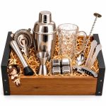 ست هدیه آیس‌بار دینال | مجموعه کامل ابزار بار سرد با باکس چوبی - تصویر 3