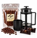 ست هدیه روز پدر دینال | فرنچ پرس، ماگ سرامیکی، قهوه و شکلات تلخ37 - تصویر 2