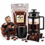 ست هدیه روز پدر دینال | فرنچ پرس، ماگ سرامیکی، قهوه و شکلات تلخ37