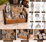 ست هدیه آیس‌بار دینال | مجموعه کامل ابزار بار سرد با باکس چوبی - تصویر 2