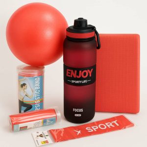 ست تمرینی قرمز صورتی.